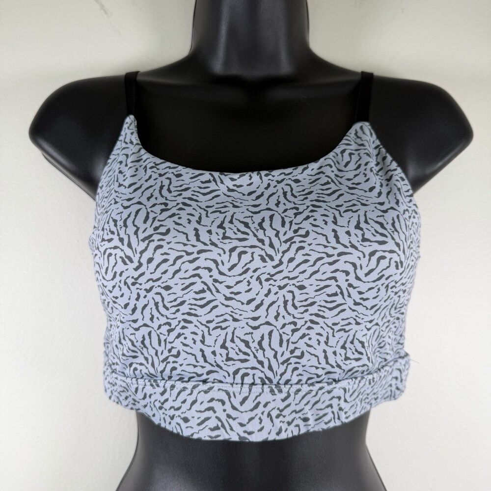 Allfenix Australia Anthropologie Sports Bra Powder Cheetah Blue  Size M